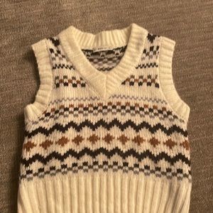 Zara v-neck sweater vest